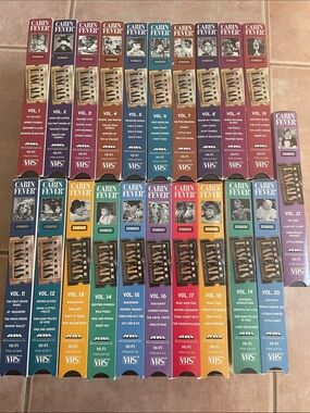 THE LITTLE RASCALS CABIN FEVER COMPLETE SET VOLUMES 1 - 21  VHS VERY GOOD